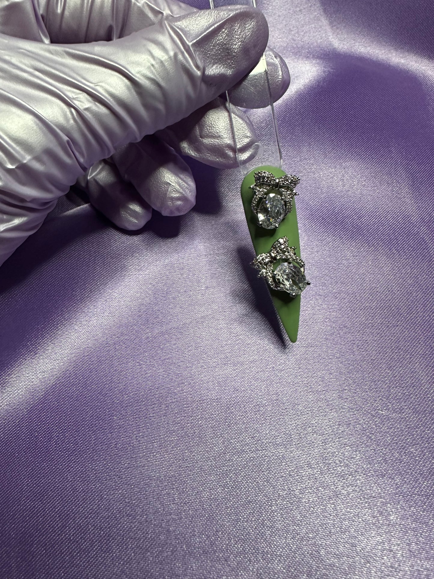 Bow Stone Charms