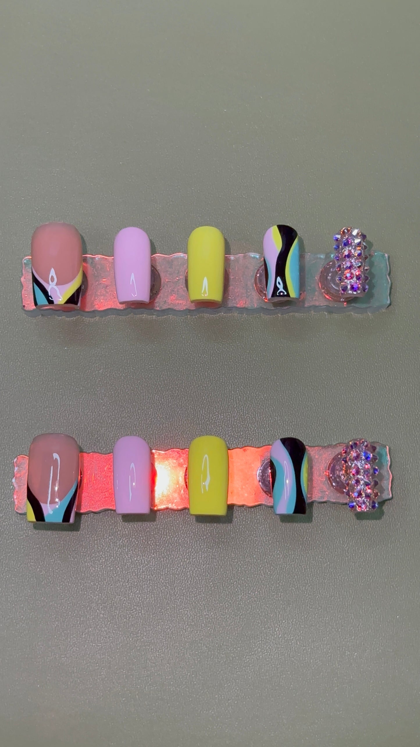 ‘Chee’ Press On Nail Set
