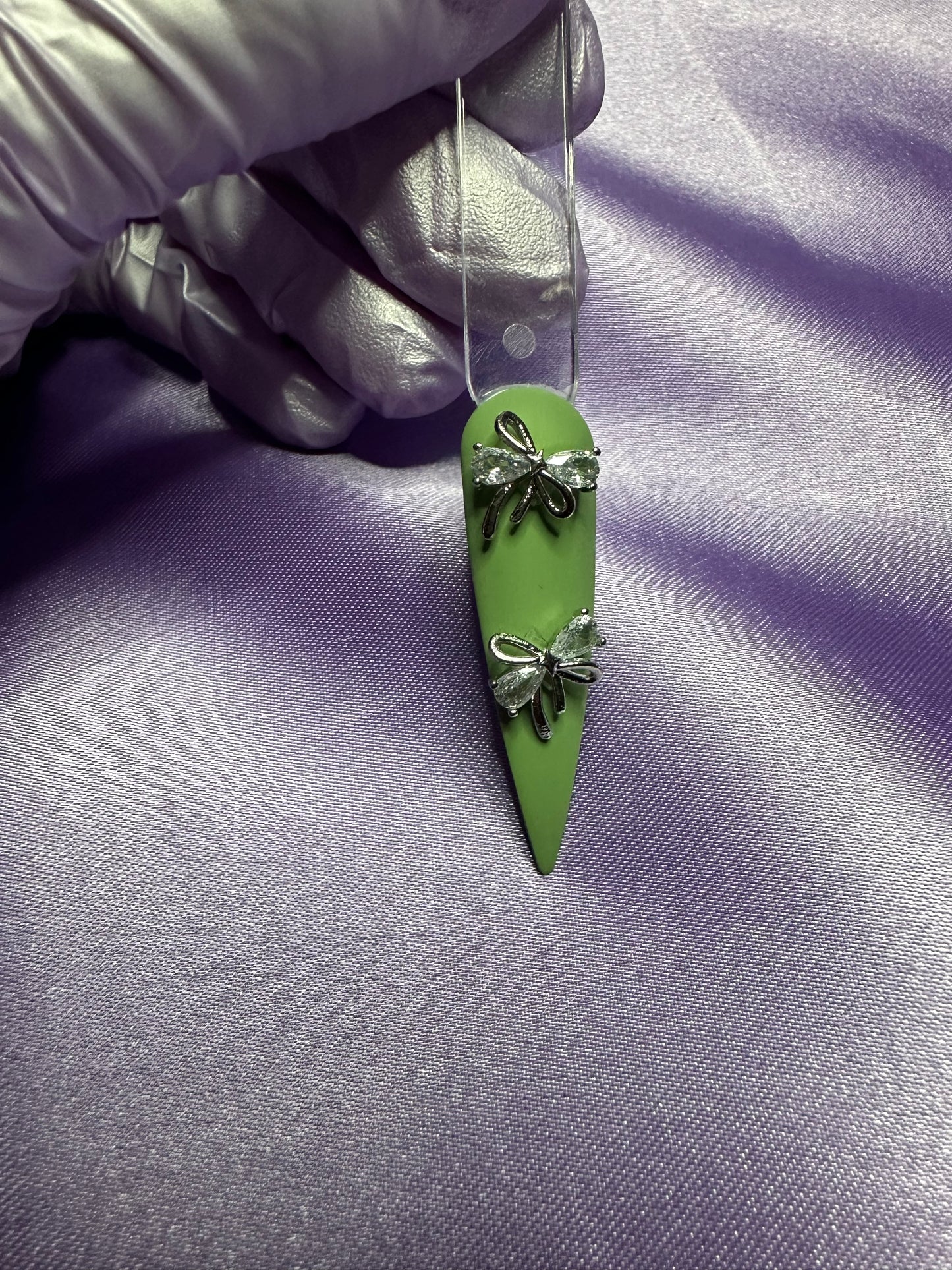 Sparkling Bow Charms