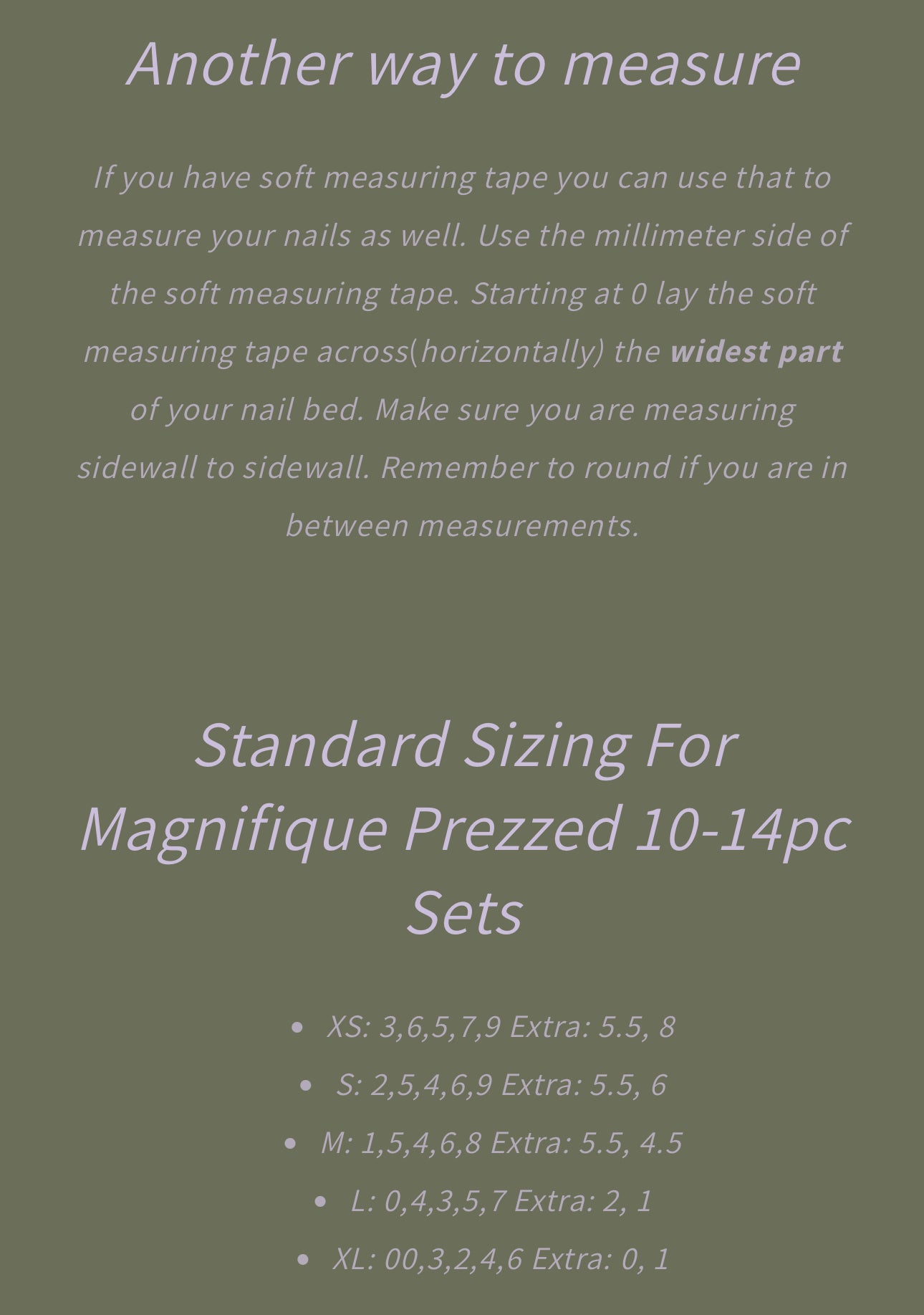 Custom Sets(Acrylic) Lengths: XS-L