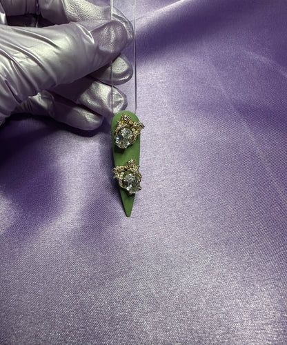 Bow Stone Charms