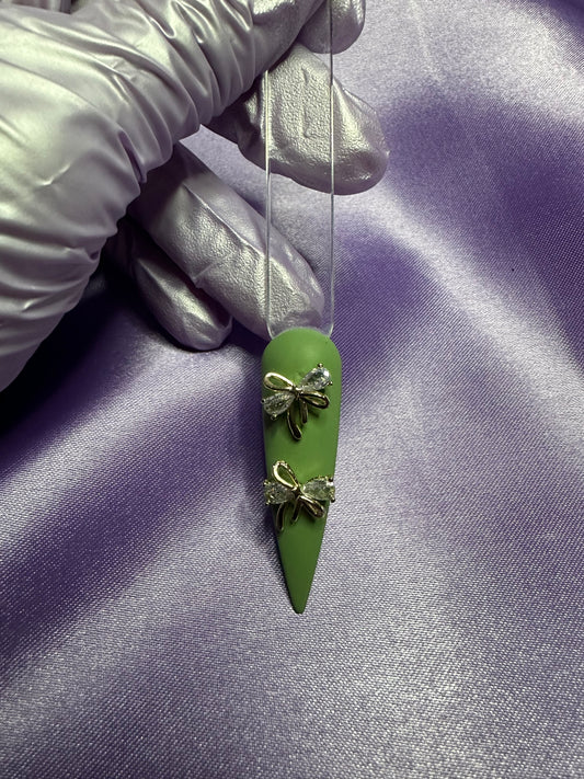 Sparkling Bow Charms
