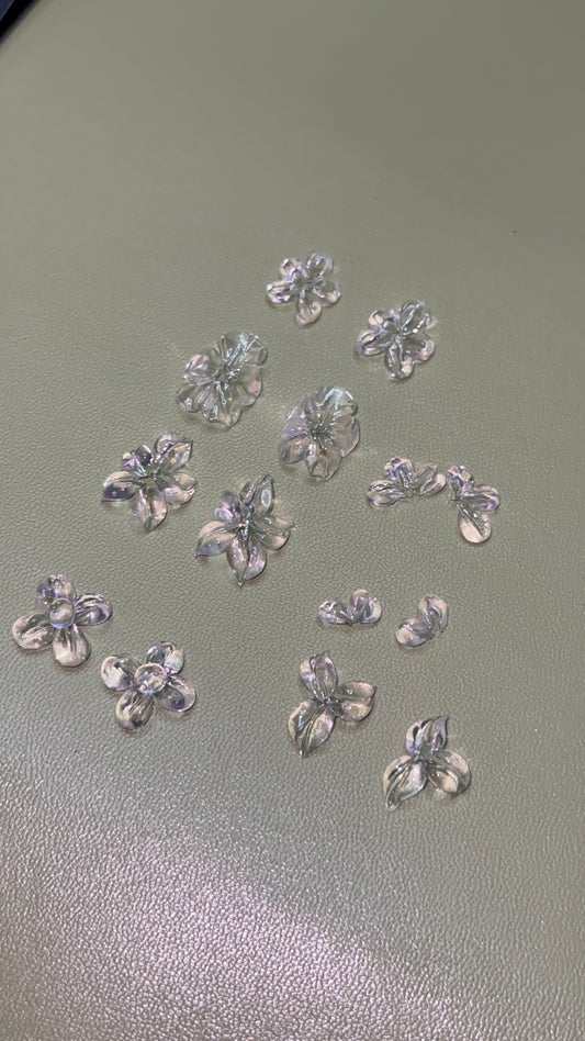 Clear Pre-Made Flowers(Handmade)