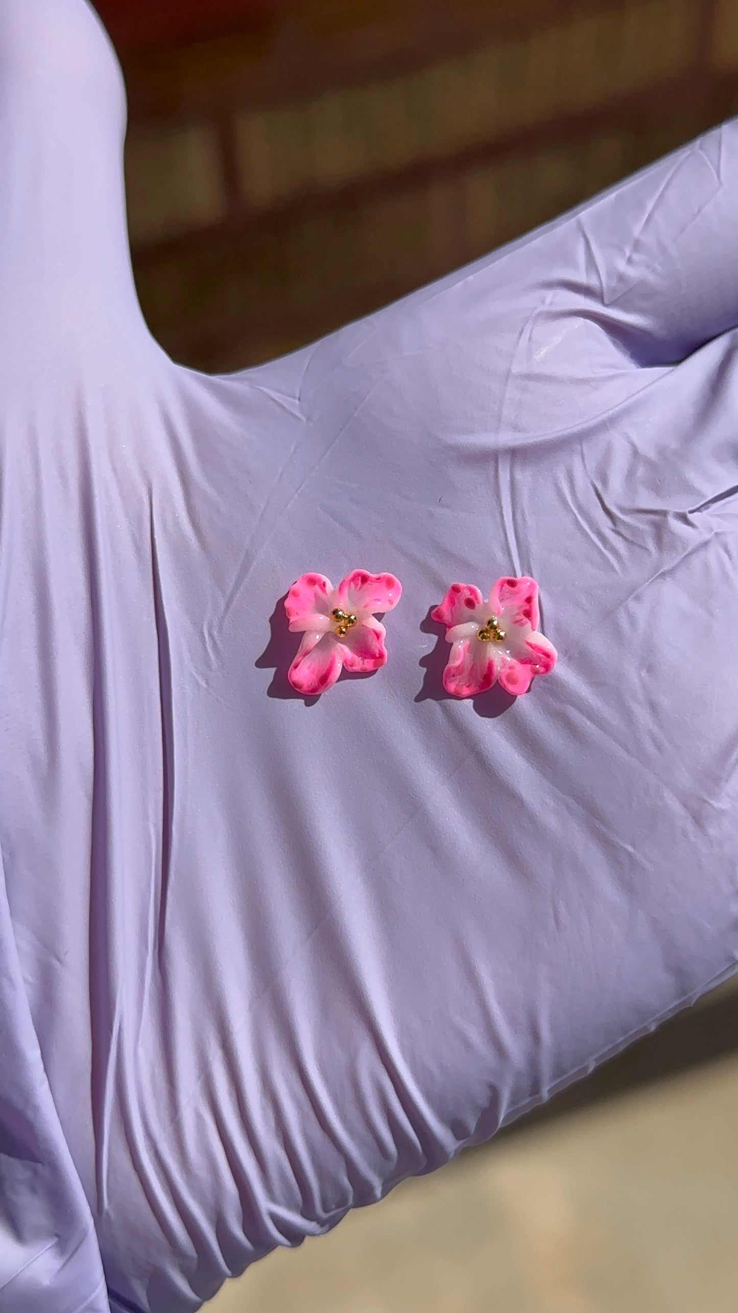Pink Charms & Pre-Made Flowers(Handmade)