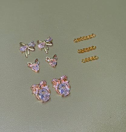 Pre Cut Chains/Charm Kit (Gold)