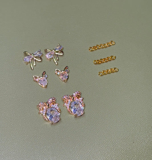 Pre Cut Chains/Charm Kit (Gold)