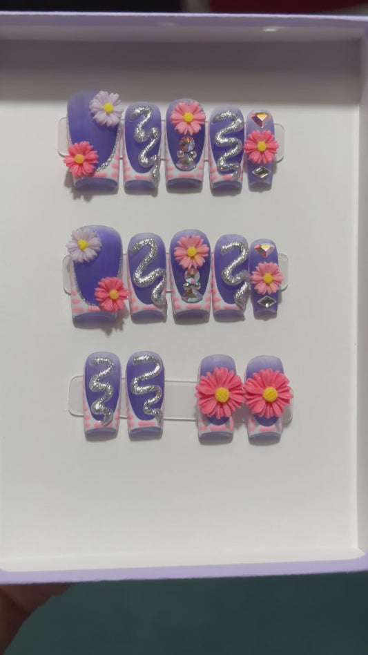 ‘Floral Shimmers’ Size: Medium(RTS)